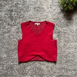 DAILYLOOK Red Crop Top XS